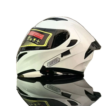 Κράνος μοτοσικλέτας με διπλούς φακούς, ABS υλικό, 3C πιστοποιημένο, κατάλληλο για μοτοσικλέτες, κατάλληλο για όλες τις εποχές