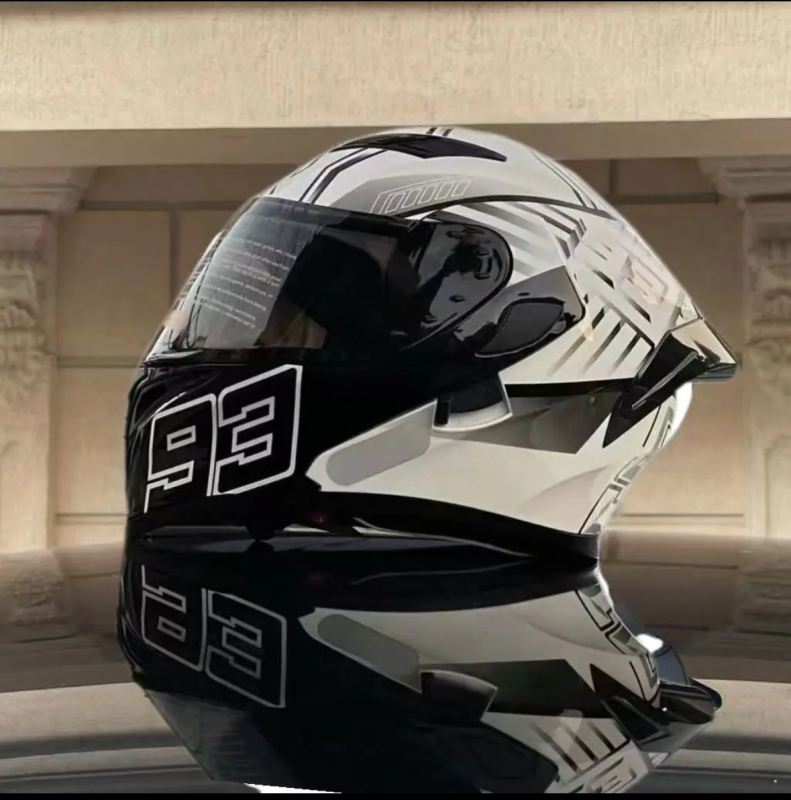 Κράνος μοτοσικλέτας με διπλούς φακούς, ABS υλικό, 3C πιστοποιημένο, κατάλληλο για μοτοσικλέτες, κατάλληλο για όλες τις εποχές