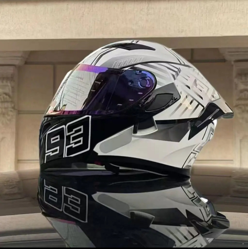 Κράνος μοτοσικλέτας με διπλούς φακούς, ABS υλικό, 3C πιστοποιημένο, κατάλληλο για μοτοσικλέτες, κατάλληλο για όλες τις εποχές