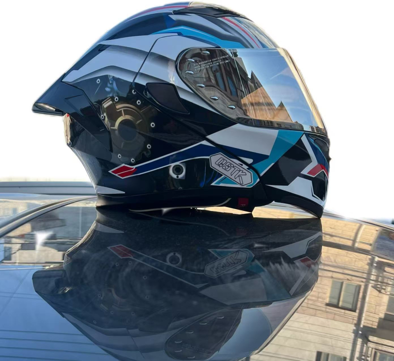 Κράνος μοτοσικλέτας με διπλούς φακούς, ABS υλικό, 3C πιστοποιημένο, κατάλληλο για μοτοσικλέτες, κατάλληλο για όλες τις εποχές