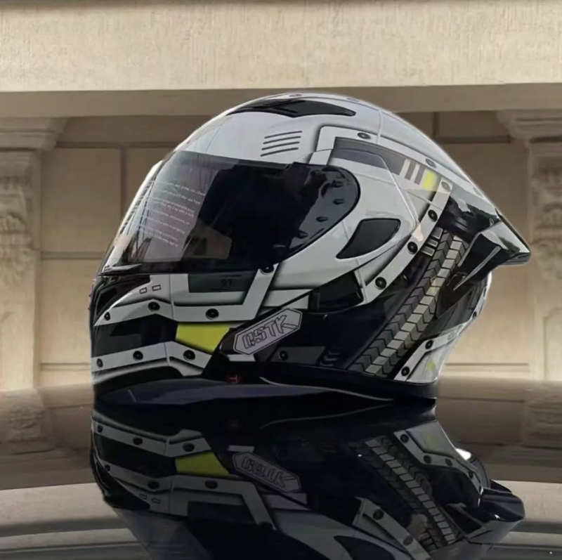 Κράνος μοτοσικλέτας με διπλούς φακούς, ABS υλικό, 3C πιστοποιημένο, κατάλληλο για μοτοσικλέτες, κατάλληλο για όλες τις εποχές