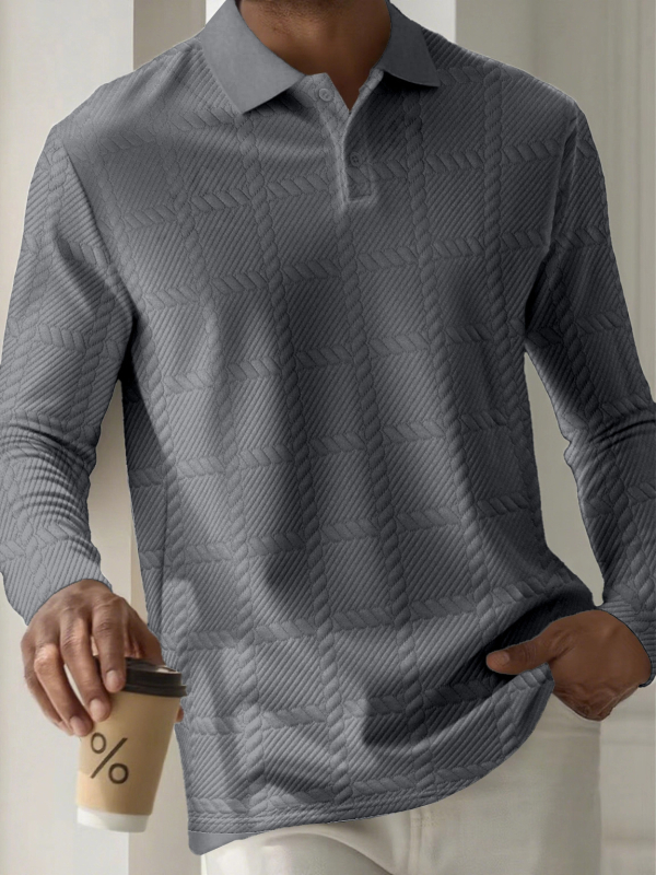 Πόλο πουκάμισο με κοντά μανίκια, σε στενή γραμμή, εφέ tie-dye, ύφασμα πολυεστέρα 96%+