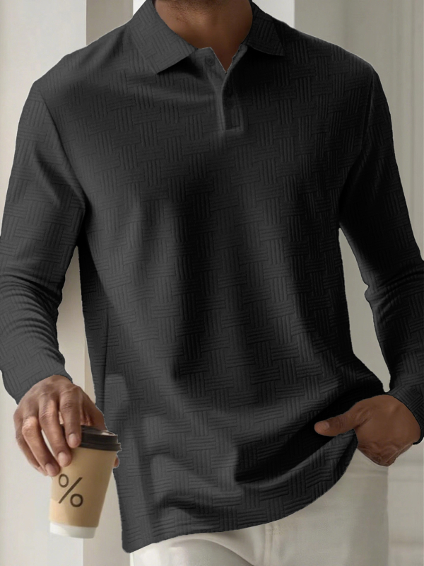 Πόλο πουκάμισο με κοντά μανίκια, σε στενή γραμμή, εφέ tie-dye, ύφασμα πολυεστέρα 96%+