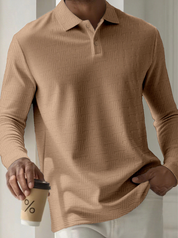 Πόλο πουκάμισο με κοντά μανίκια, σε στενή γραμμή, εφέ tie-dye, ύφασμα πολυεστέρα 96%+