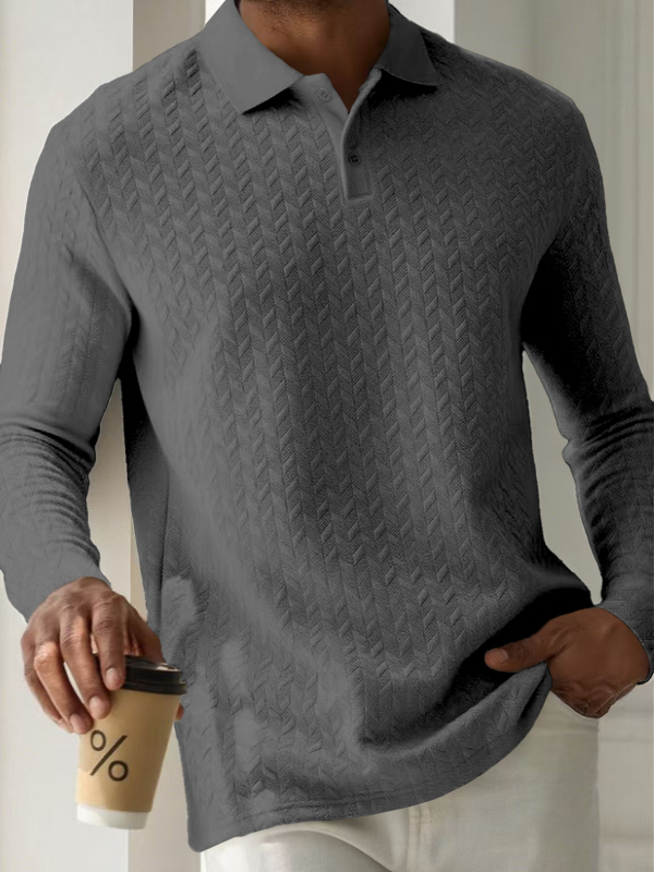 Πόλο πουκάμισο με κοντά μανίκια, σε στενή γραμμή, εφέ tie-dye, ύφασμα πολυεστέρα 96%+