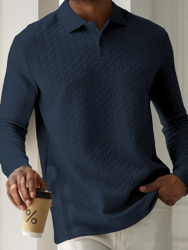 Πόλο πουκάμισο με κοντά μανίκια, σε στενή γραμμή, εφέ tie-dye, ύφασμα πολυεστέρα 96%+