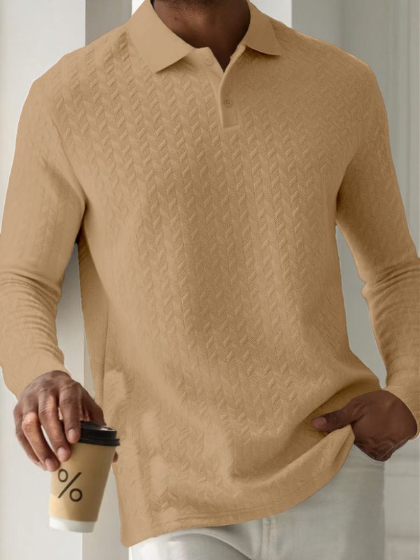 Πόλο πουκάμισο με κοντά μανίκια, σε στενή γραμμή, εφέ tie-dye, ύφασμα πολυεστέρα 96%+