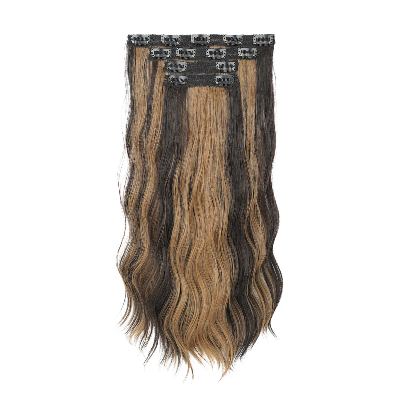 Perucă – păr sintetic lung, bucle, volum, model 5422, fibre rezistente la temperatură, nu se poate perma sau vopsi