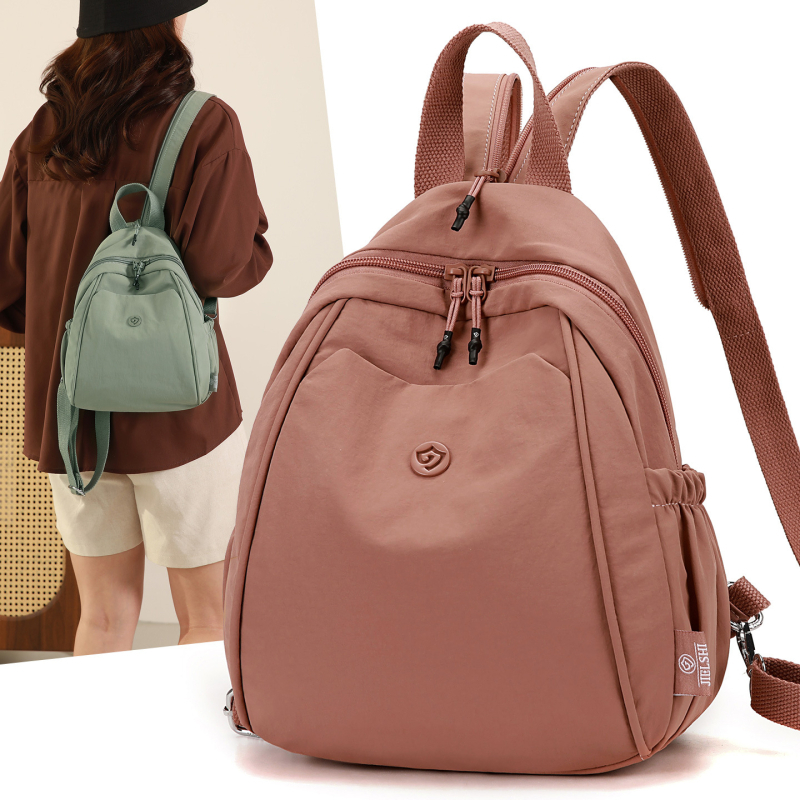 Rucsac Jelans pentru călătorii de relaxare, nailon, toamnă 2025, deschidere cu fermoar, buzunar interior laminat