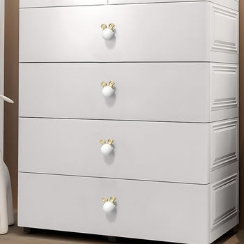 Μοντέλο 2991 — Μοντέρνα μινιμαλιστική καρτούν λαβή επίπλων με μία οπή για ντουλάπες, ντουλάπια και συρτάρια