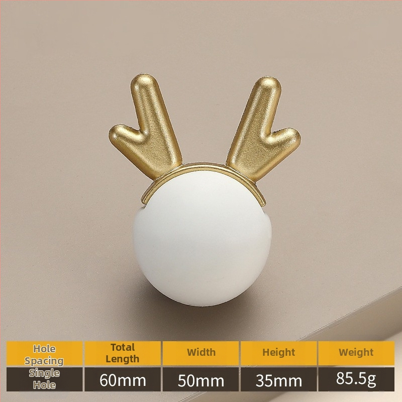 Μοντέλο 2991 — Μοντέρνα μινιμαλιστική καρτούν λαβή επίπλων με μία οπή για ντουλάπες, ντουλάπια και συρτάρια