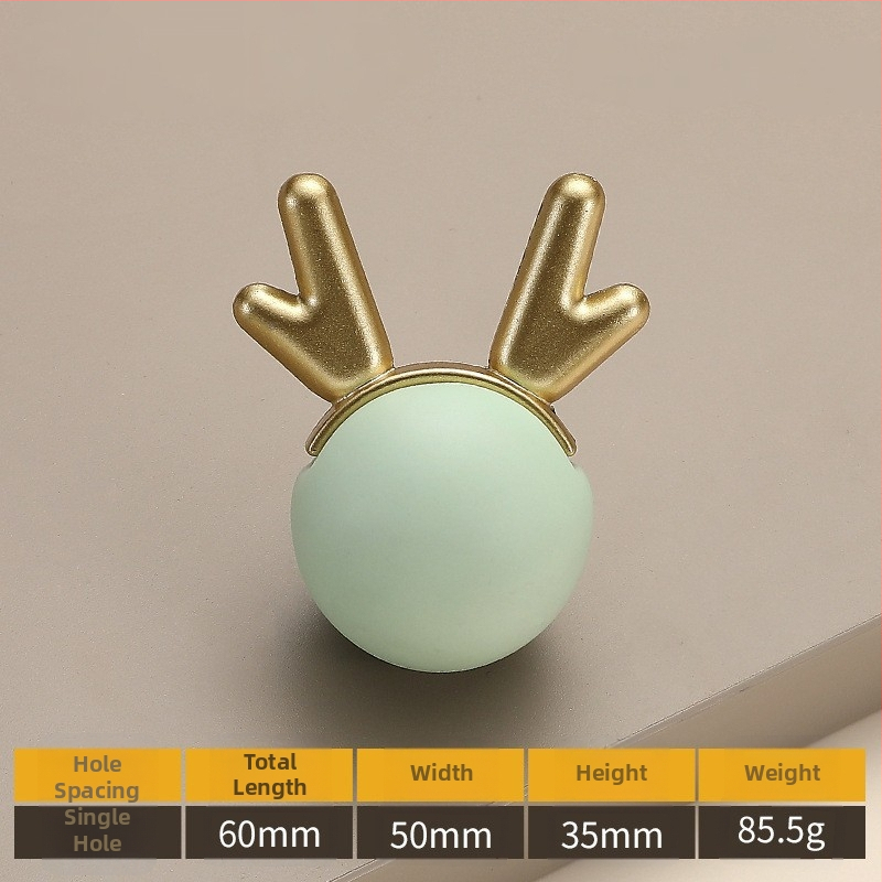 Μοντέλο 2991 — Μοντέρνα μινιμαλιστική καρτούν λαβή επίπλων με μία οπή για ντουλάπες, ντουλάπια και συρτάρια