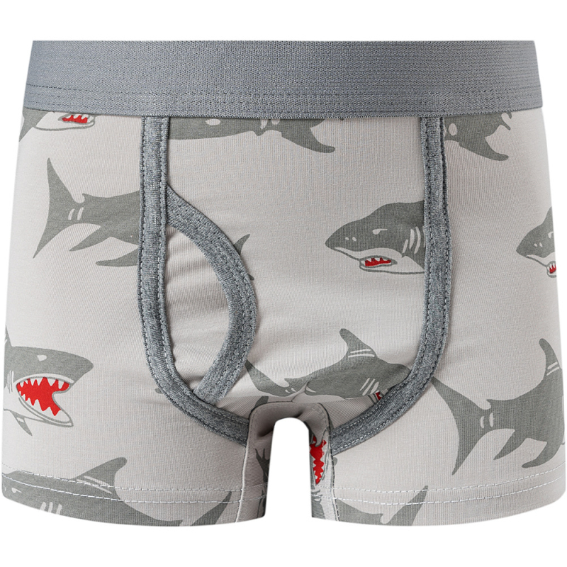 Boxeri pentru băieți – 95% bumbac, Clasa A, pentru 3–8 ani, design cu dinozaur, mașină de pompieri și spațiu