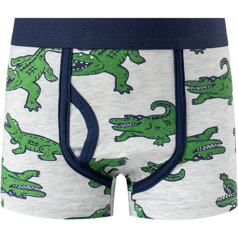 Boxeri pentru băieți – 95% bumbac, Clasa A, pentru 3–8 ani, design cu dinozaur, mașină de pompieri și spațiu