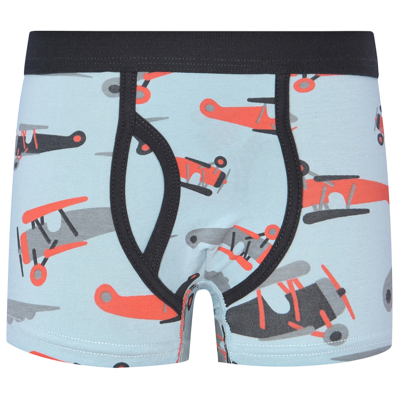 Boxeri pentru băieți – 95% bumbac, Clasa A, pentru 3–8 ani, design cu dinozaur, mașină de pompieri și spațiu