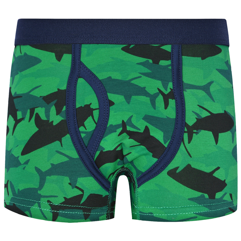 Boxeri pentru băieți – 95% bumbac, Clasa A, pentru 3–8 ani, design cu dinozaur, mașină de pompieri și spațiu