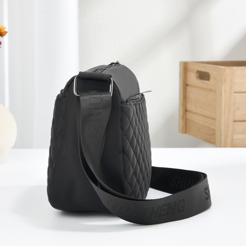 Crossbody torba od Oxford tkanine sa zatvaračem, jednostruka naramenica, unutarnja džep sa zatvaračem i džep za dokumente