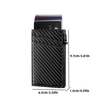 Držač kartica s RFID zaštitom, PU materijal, Unisex, QUXIS, PU podstava