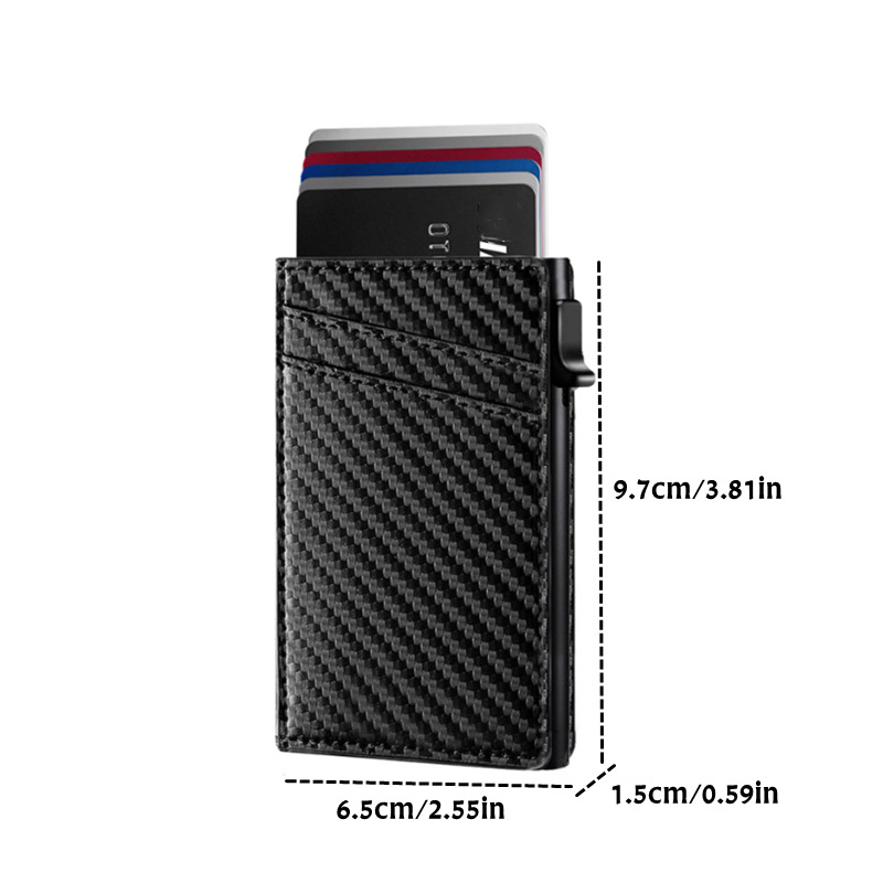 Držač kartica s RFID zaštitom, PU materijal, Unisex, QUXIS, PU podstava