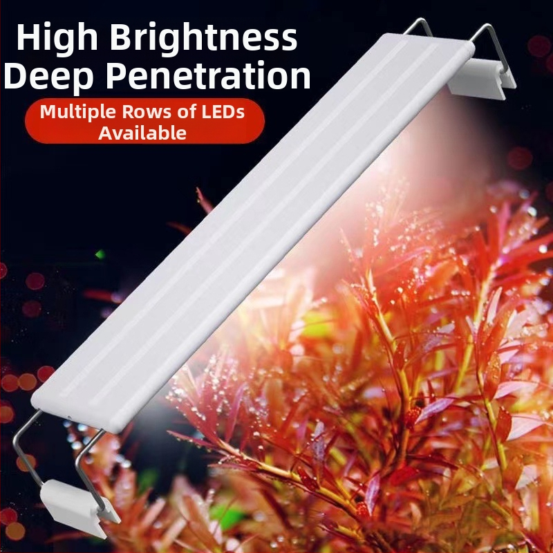 LED φωτιστικό ενυδρείου με πλήρες φάσμα και δυνατότητα αλλαγής χρώματος, κλιπ για στήριξη σε ενυδρείο