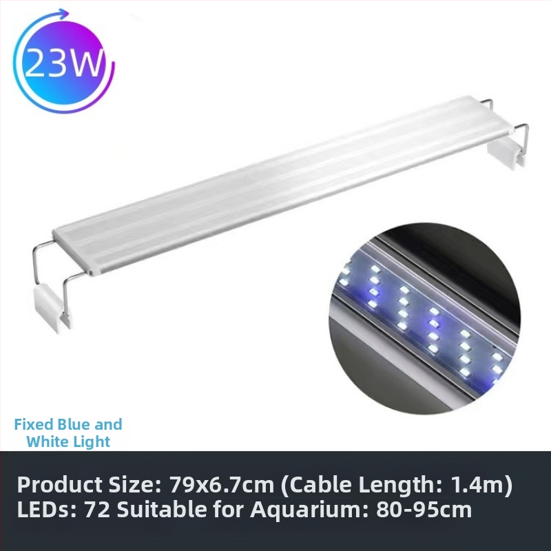 LED φωτιστικό ενυδρείου με πλήρες φάσμα και δυνατότητα αλλαγής χρώματος, κλιπ για στήριξη σε ενυδρείο