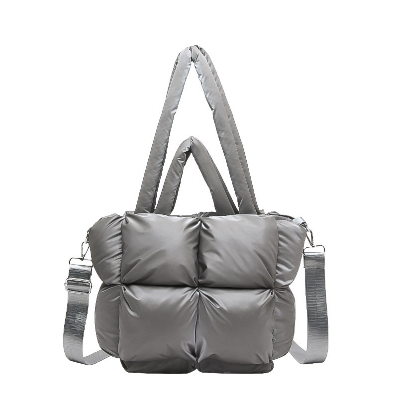 Torba Tote – Urbani minimalistizam, Oxford platno, vodoravni kvadratni oblik, zatvaranje zipom, unutarnja džep s zipom