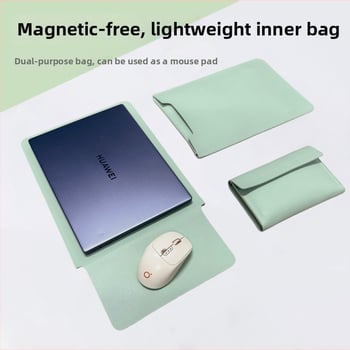 Geantă pentru laptop PU, impermeabilă și rezistentă la uzură, căptușeală din poliester, stil urban minimalist, lansare primăvara 2025