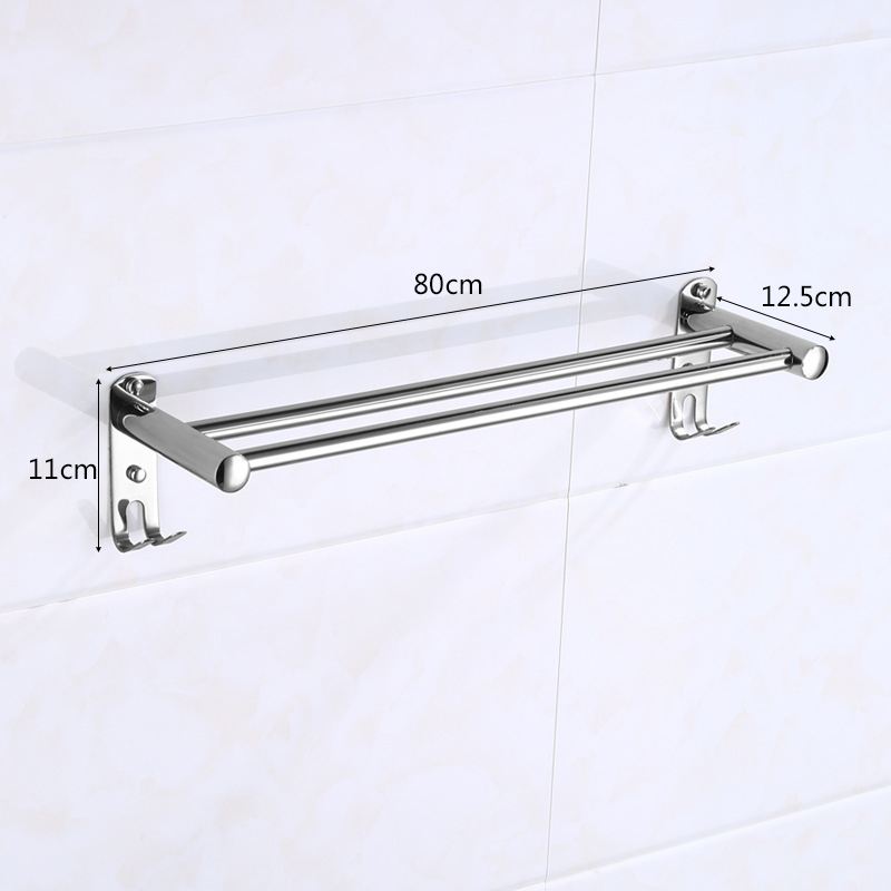 Rozsdamentes acél törölközőrúddal finom polírozással, 50 kg teherbírás, Tiantu, egyetlen réteg, új kínai stílus