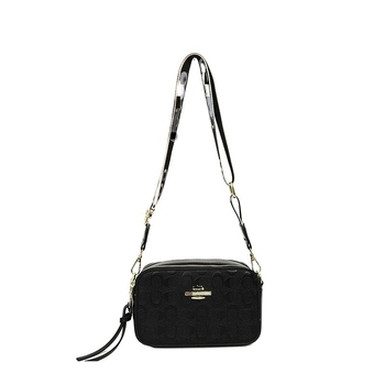 Kamera torba za crossbody preko ramena, PU koža, horizontalni kvadratni oblik, zatvarač, poliester podstava, jedna naramenica