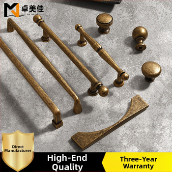 Λαβή πόρτας ντουλάπας από κράμμα ψευδαργύρου, βορειοευρωπαϊκό στυλ, γυαλισμένη και ηλεκτροπλατιωμένη