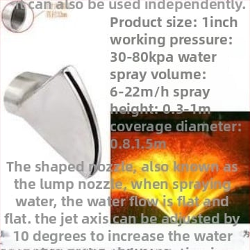 Duza de fontană din cupru și oțel inoxidabil 304, duze multiple pentru peisaje acvatice