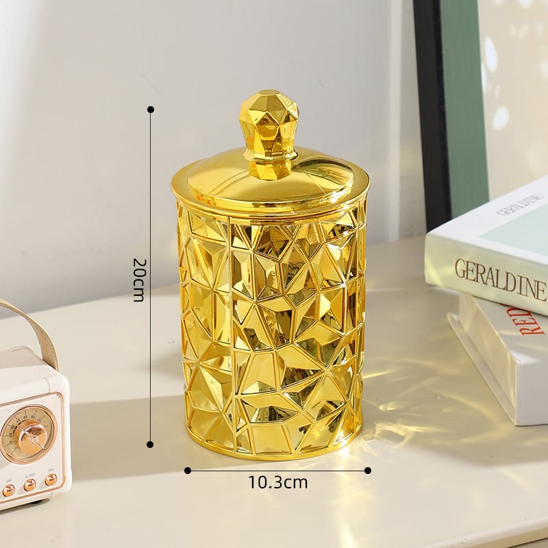 Прозрачен пластмасов съд за съхранение на зърнени култури с капак, кръгъл, обем 301–500 ml