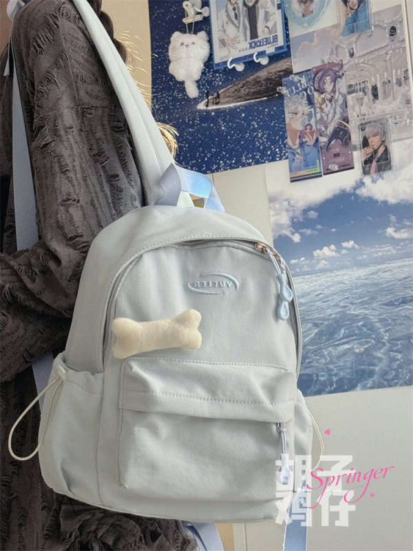 Mini batoh v kórejskom štýle, nylon, unisex, kapacita 20–35 L