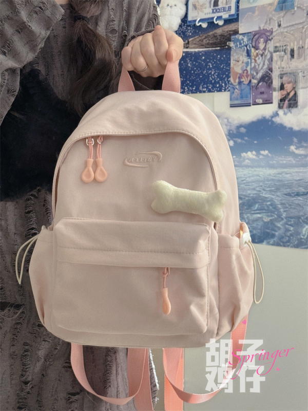 Mini batoh v kórejskom štýle, nylon, unisex, kapacita 20–35 L