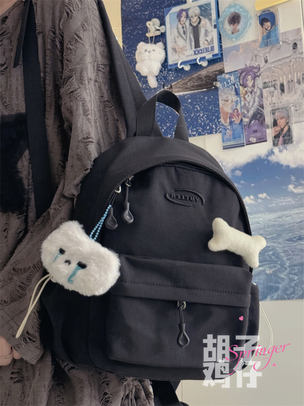 Mini batoh v kórejskom štýle, nylon, unisex, kapacita 20–35 L