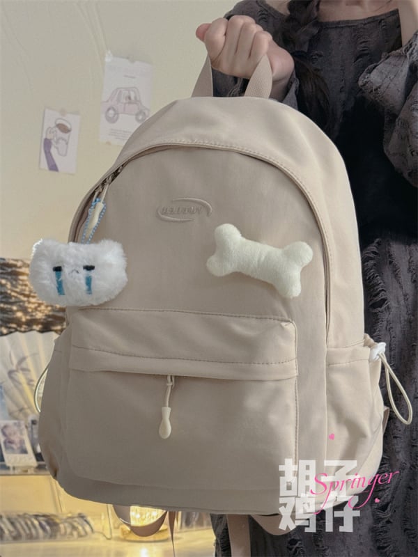 Mini batoh v kórejskom štýle, nylon, unisex, kapacita 20–35 L