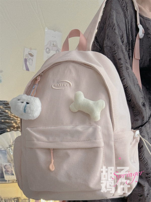 Mini batoh v kórejskom štýle, nylon, unisex, kapacita 20–35 L