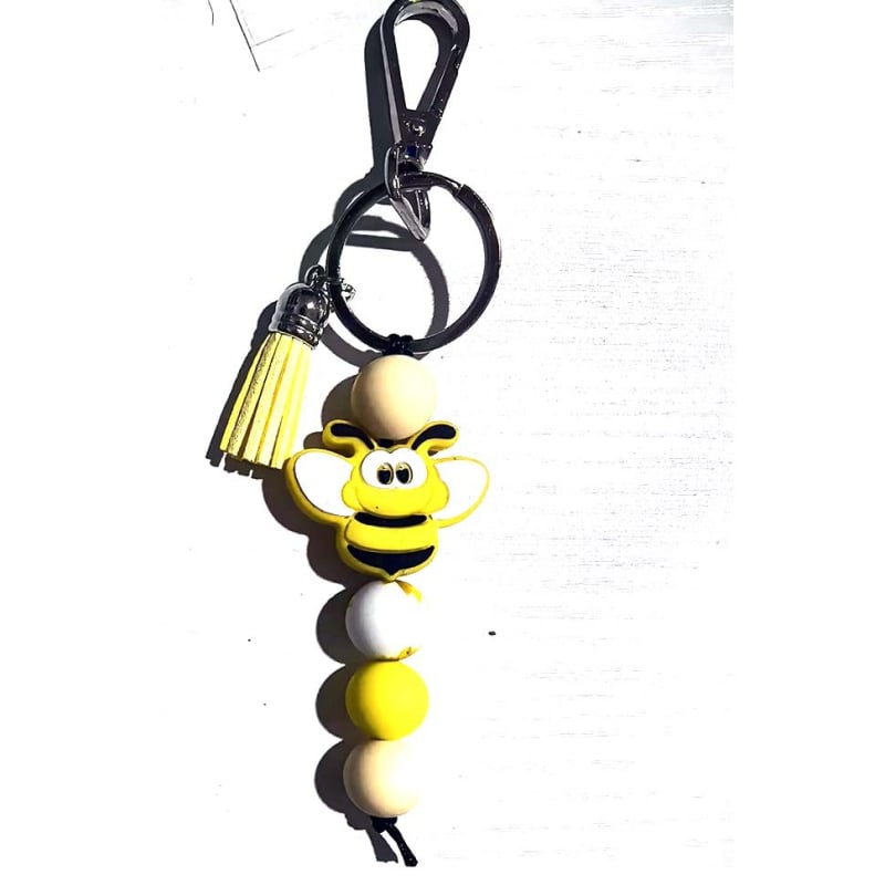 Silikónový kľúčenok Niu Niu s karikatúrnym dizajnom, prívesok na tašku, DIY doplnok