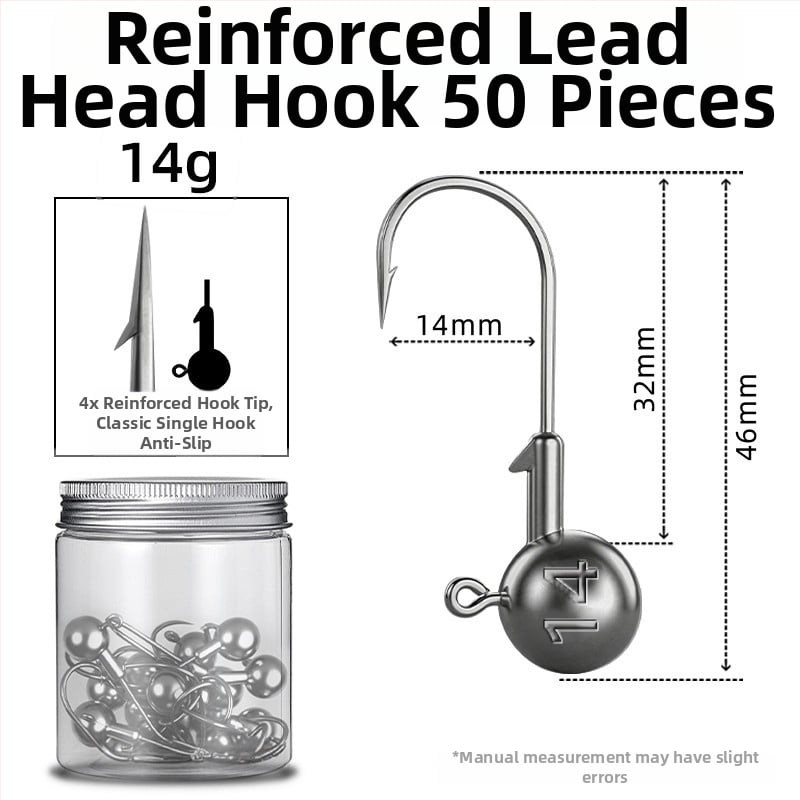 Seelucker cârlig cu cap de plumb, cu dinți, ambalaj 10 000 de bucăți, pentru pescuit în rezervoare.