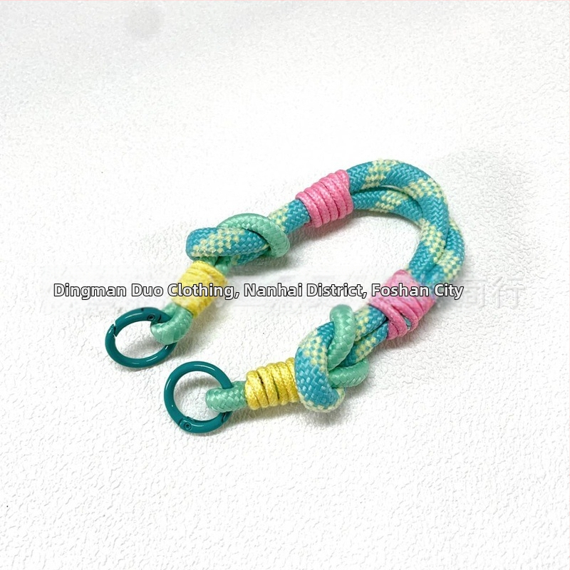 Κινητό κρεμαστό λουράκι από σκοινί, INS στυλ, διακόσμηση για τσάντα, κρεμαστό, προσωποποιημένη τάση (Χειμώνας 2025)