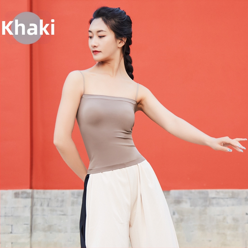 Női táncos felső ruha - varrás nélküli nylon anyag, 95% bélés, mellkas panellel, balett, népi, latin és társastánc