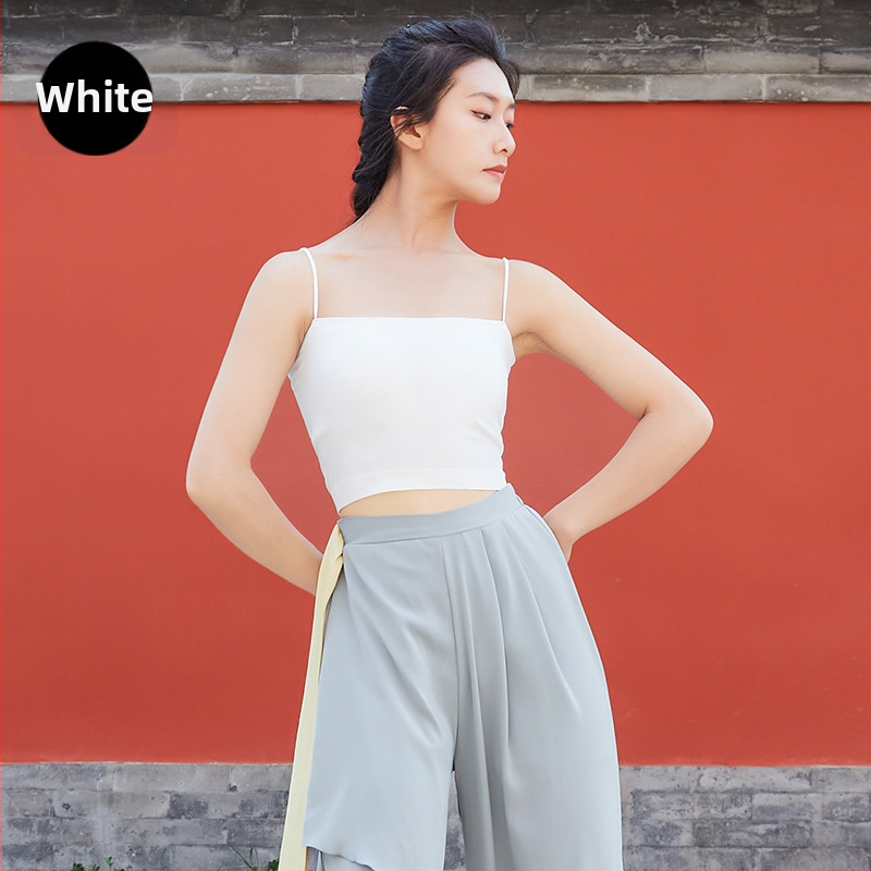 Női táncos felső ruha - varrás nélküli nylon anyag, 95% bélés, mellkas panellel, balett, népi, latin és társastánc