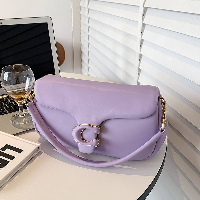 Clouds zenska PU mala kvadratna torbica — naramenicu preko ramena ili crossbody, horizontalni kvadratni oblik, zatvaranje kapicom, unutarnja džep sa zipom