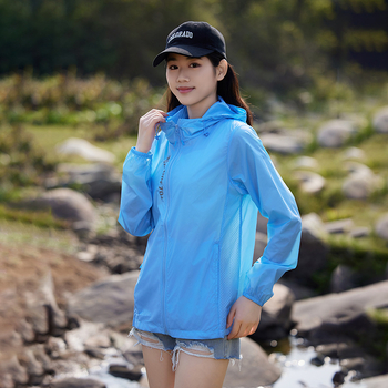 Vonkajšia vetrovka s kapucňou, unisex, UV 70+ ochrana, nepremokavá