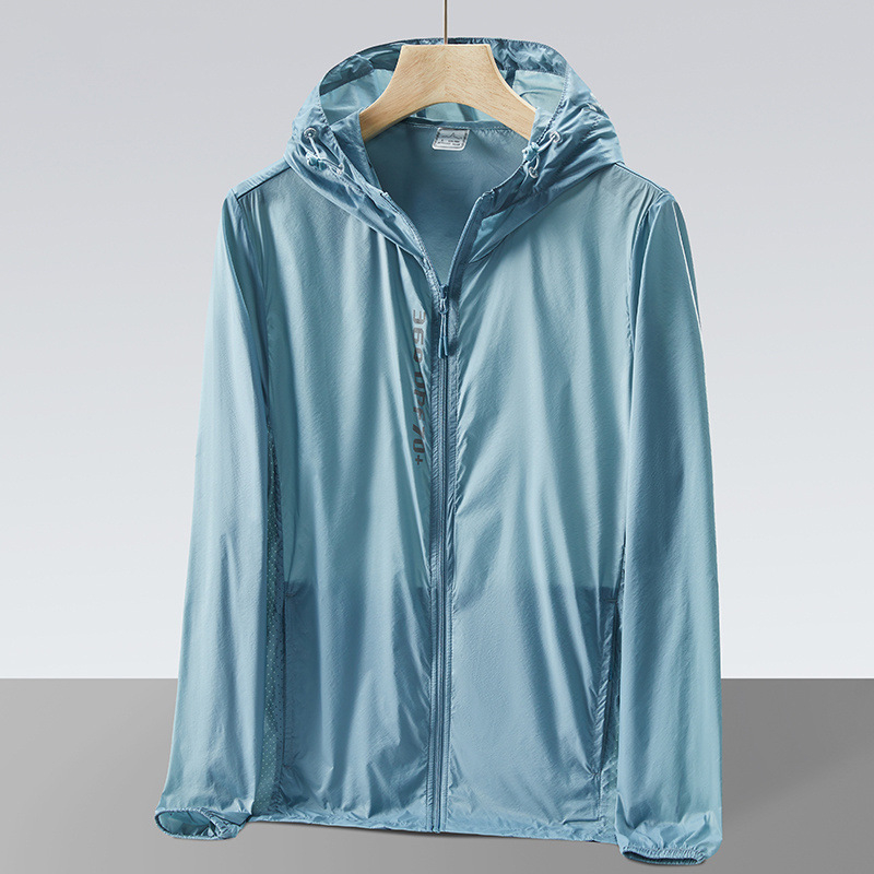 Vonkajšia vetrovka s kapucňou, unisex, UV 70+ ochrana, nepremokavá