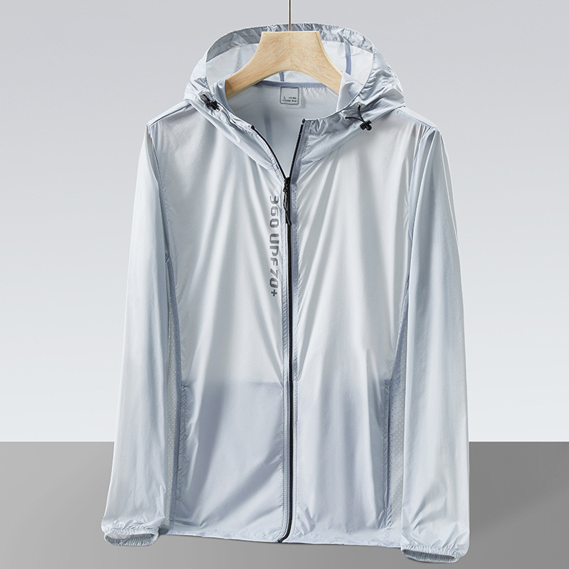 Vonkajšia vetrovka s kapucňou, unisex, UV 70+ ochrana, nepremokavá