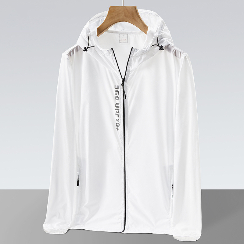 Vonkajšia vetrovka s kapucňou, unisex, UV 70+ ochrana, nepremokavá