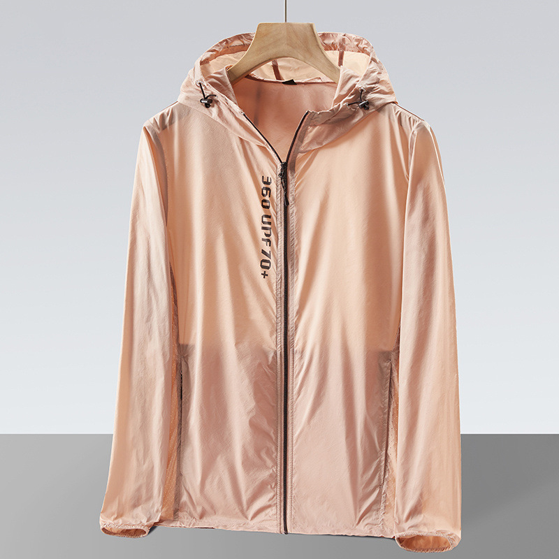 Vonkajšia vetrovka s kapucňou, unisex, UV 70+ ochrana, nepremokavá