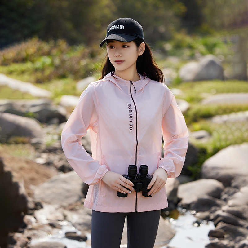 Vonkajšia vetrovka s kapucňou, unisex, UV 70+ ochrana, nepremokavá