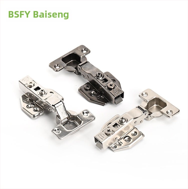 Ανοξείδωτος μεντεσές ντουλάπας με 3D αποσβεστικό μηχανισμό, αποσπώμενος, πάχος 3,5 mm, κατάλληλος για διάφορες πόρτες ντουλαπιών